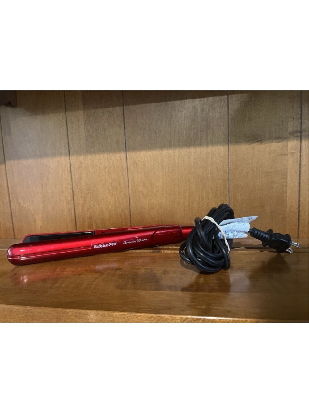 Babyliss Pro Straightener Ceramix Xtreme 1" Hair Flat Iron BAB9555X Red